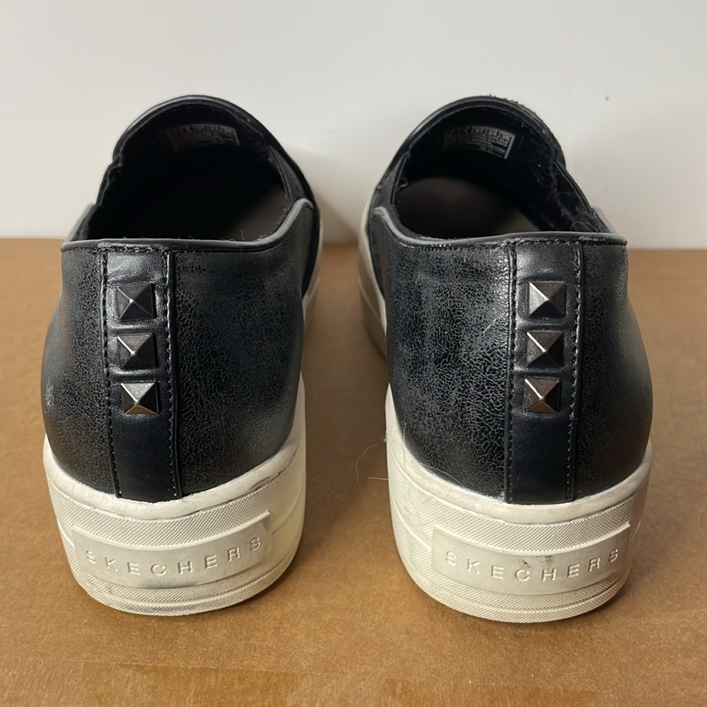 Sketchers Street GRIMACE rise fit black sneakers - Picture 3 of 8